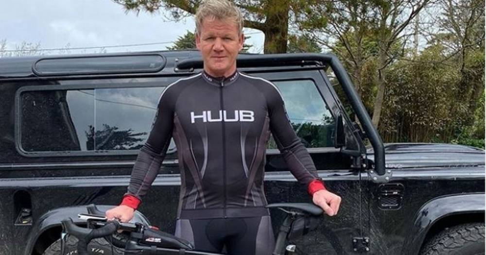 Gordon Ramsay - Gordon Ramsay risks wrath of neighbours again after two-hour bike ride from home - mirror.co.uk