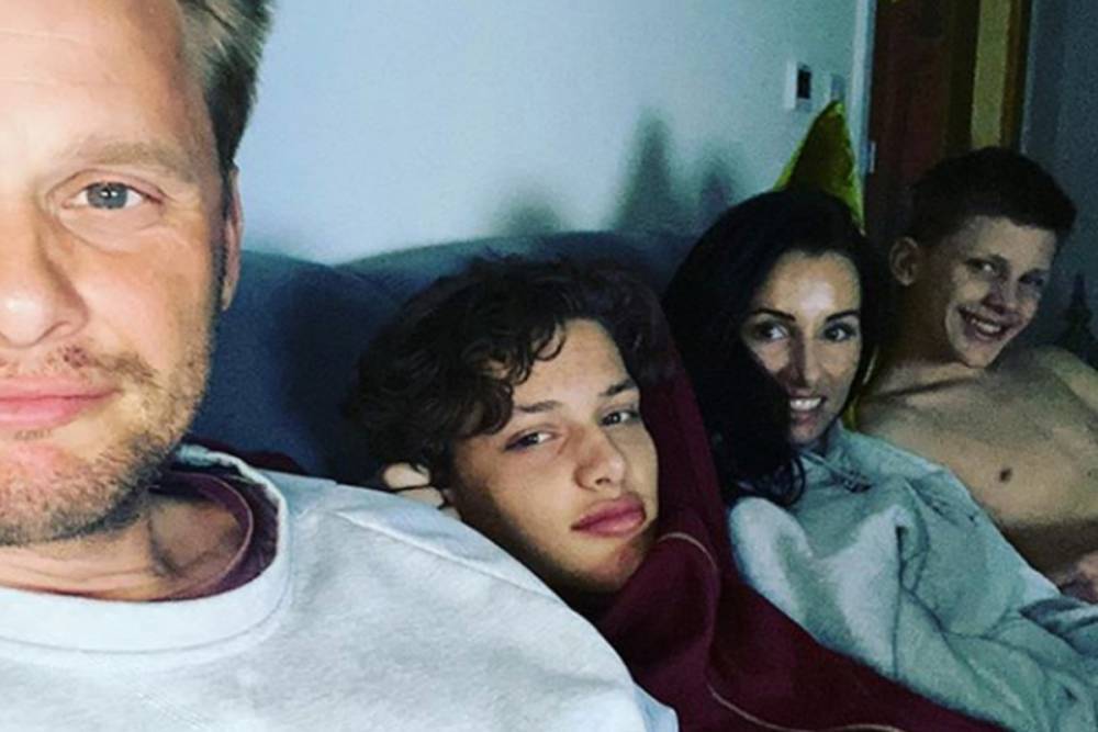 Katie Price - Kate Dwyer - Jeff Brazier shares rare family selfie with his wife and sons Bobby and Freddie after mending marriage - thesun.co.uk