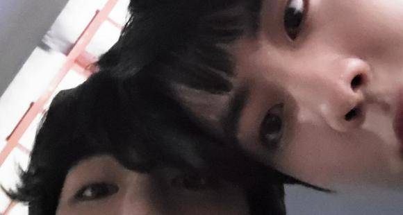 PHOTOS: BTS members V, Jin and J Hope goof around with 'clown' selfies and it's unmissable - pinkvilla.com