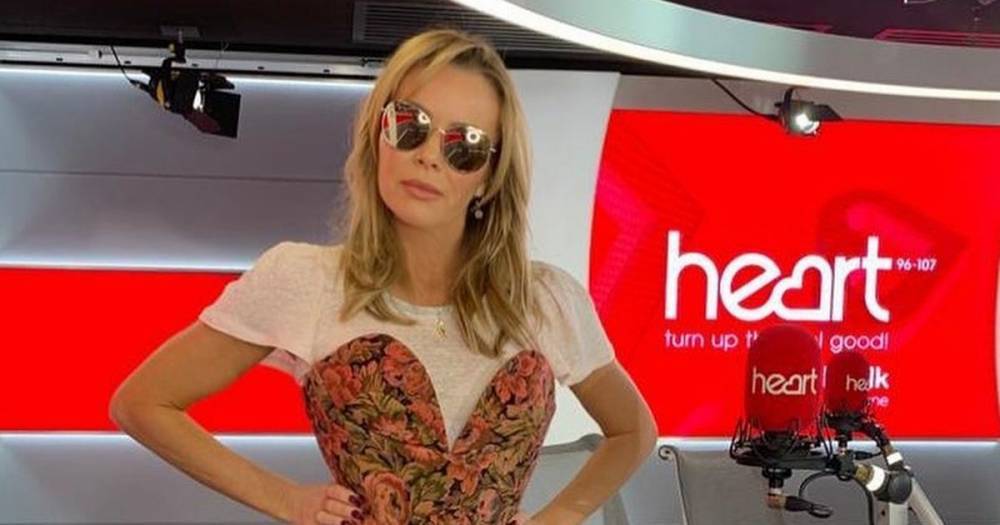 Amanda Holden - Amanda Holden leaves fans drooling as she flashes long legs in risque mini dress - mirror.co.uk