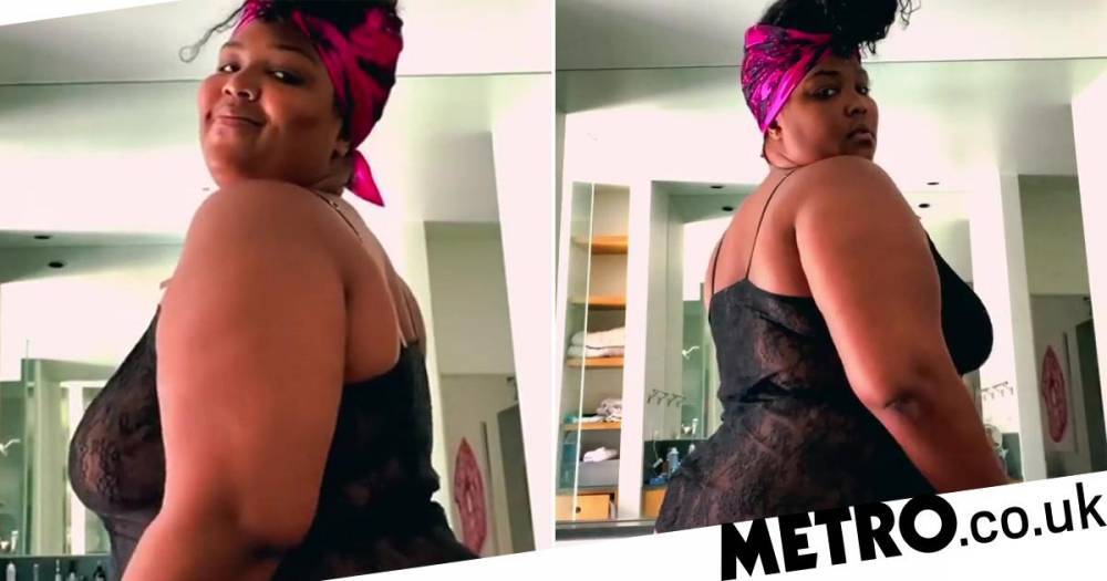 Lizzo wears lingerie for the ‘gram after ‘self-hatred’ began to ‘creep in’ amid coronavirus lockdown - metro.co.uk