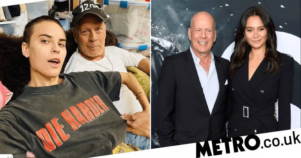 Bruce Willis - Demi Moore - Emma Heming - Bruce Willis bonds with daughter Tallulah in quarantine as wife chimes in from afar - metro.co.uk