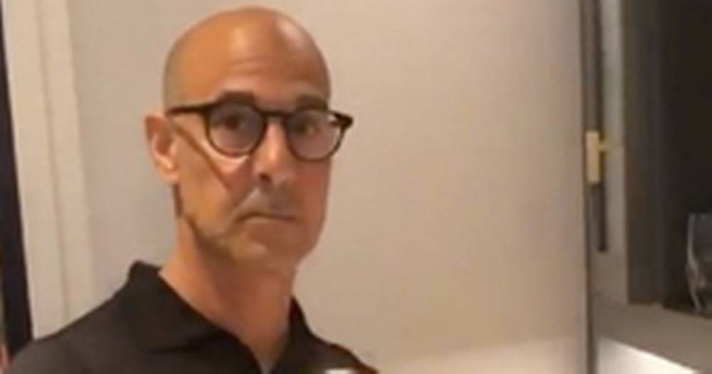 Stanley Tucci - Felicity Blunt - Stanely Tucci becomes internet sensation as he shares cocktail making class - mirror.co.uk