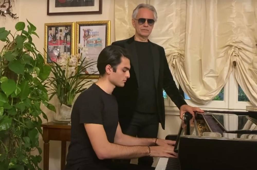 Watch Andrea Bocelli Perform 'Fall On Me' With Son Matteo at Home in Italy - billboard.com - Italy