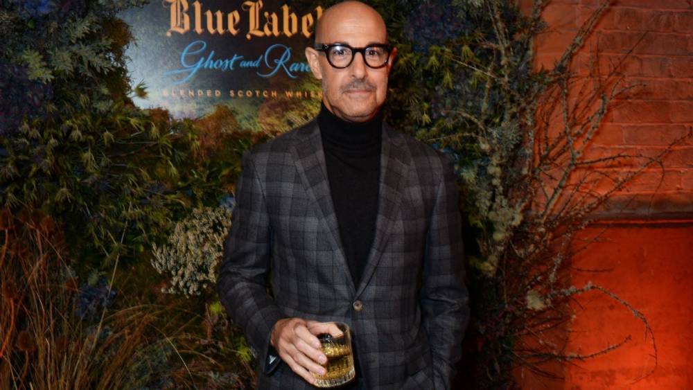 Stanley Tucci - Felicity Blunt - Stanley Tucci Mixing a Negroni Is the Classy Quarantine Vibe We Crave: Watch! - etonline.com