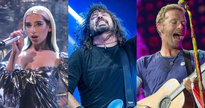 Chris Martin - Rita Ora - Ellie Goulding - Dua Lipa, Coldplay and more unite for charity cover of Foo Fighters’ ‘Times Like These’ - globalnews.ca