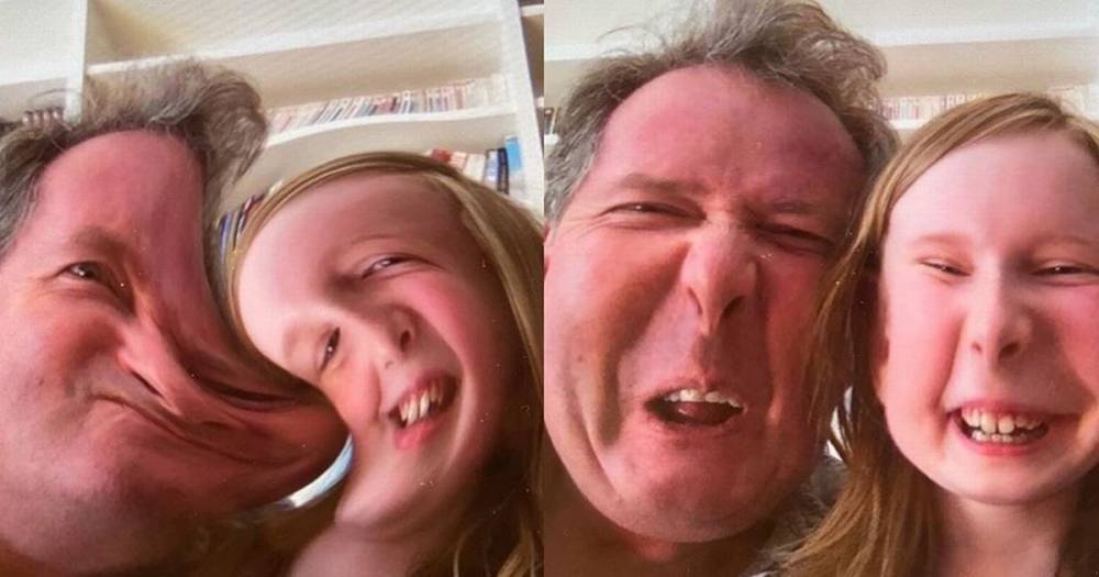 Piers Morgan - Piers Morgan messes about with his daughter as he unwinds after hard work on GMB - mirror.co.uk - Britain