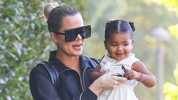 Khloe Kardashian - Tristan Thompson - True Thompson, 2, Shows Off Her Counting Skills While On Trampoline With Mom Khloe - hollywoodlife.com