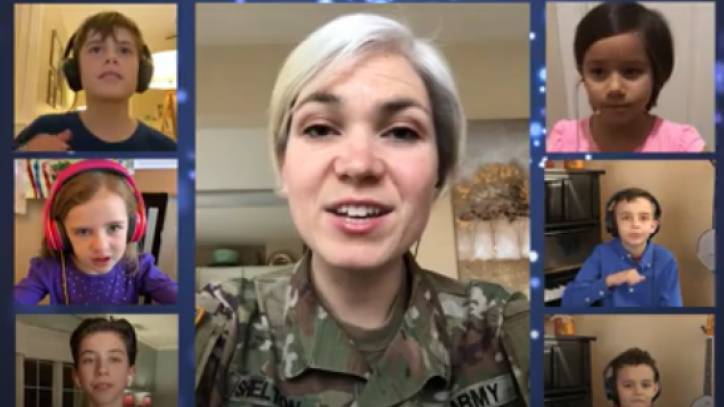 Soldier sings ‘Sound of Music’ classic with children over video call - fox29.com - Usa