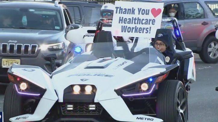 First responders show appreciation for healthcare workers at Virtua Health Our Lady of Lourdes Hospital - fox29.com - state New Jersey - county Camden