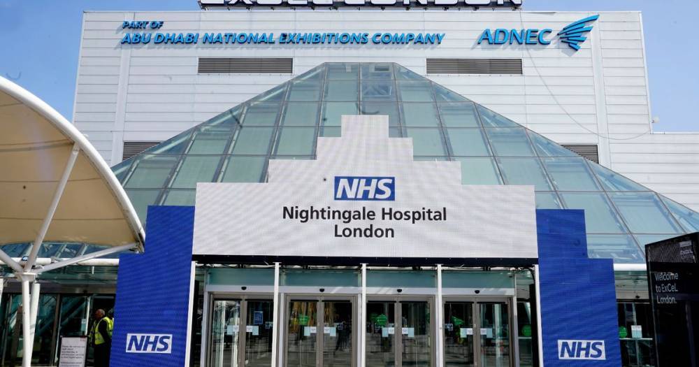 NHS Nightingale coronavirus hospital 'turns away 30' despite 4,000 empty beds - dailystar.co.uk - London