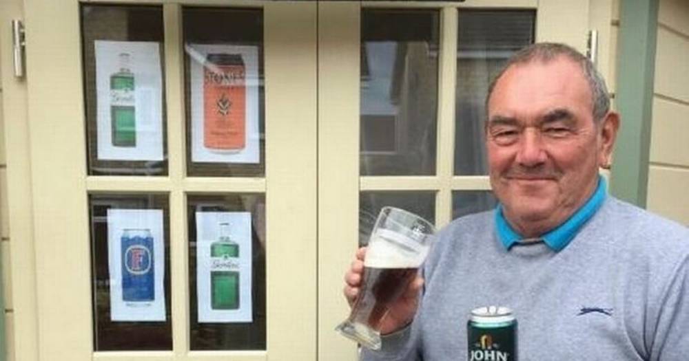 Pub-loving OAP builds Wetherspoons in garden as he's missing it so much in lockdown - mirror.co.uk - Britain - county Williams - county Durham