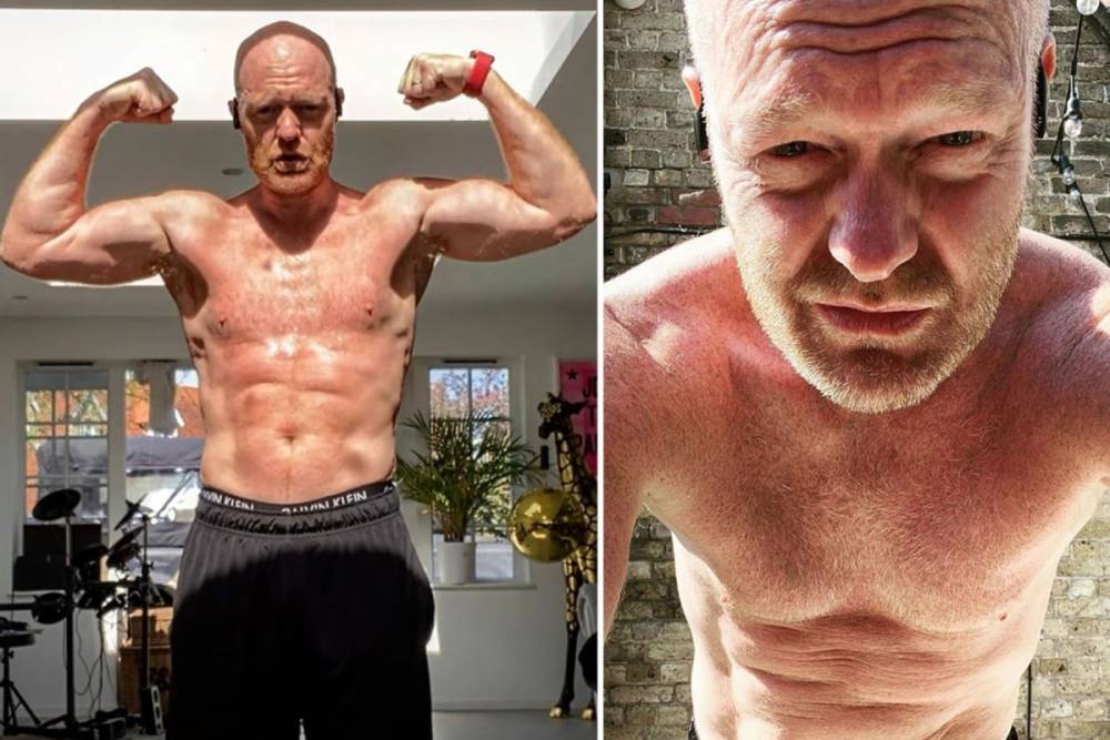 EastEnders’ Jake Wood shows off his incredible rock-hard abs after sweaty lockdown workout - thesun.co.uk