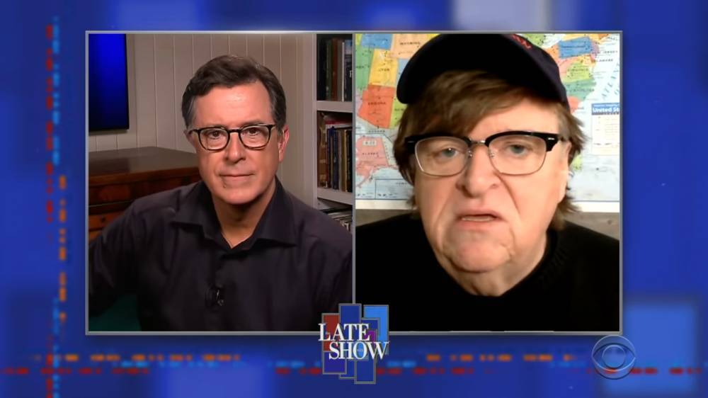 Stephen Colbert - Michelle Obama - Michael Moore - Michael Moore Tells Stephen Colbert Why He Chose To Make New ‘Planet Of The Humans’ Documentary - etcanada.com