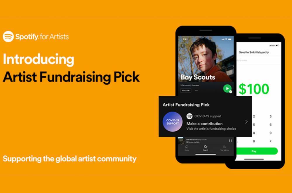 Cash App - Artists Can Now Fundraise Through Spotify, for Themselves or Charity - billboard.com