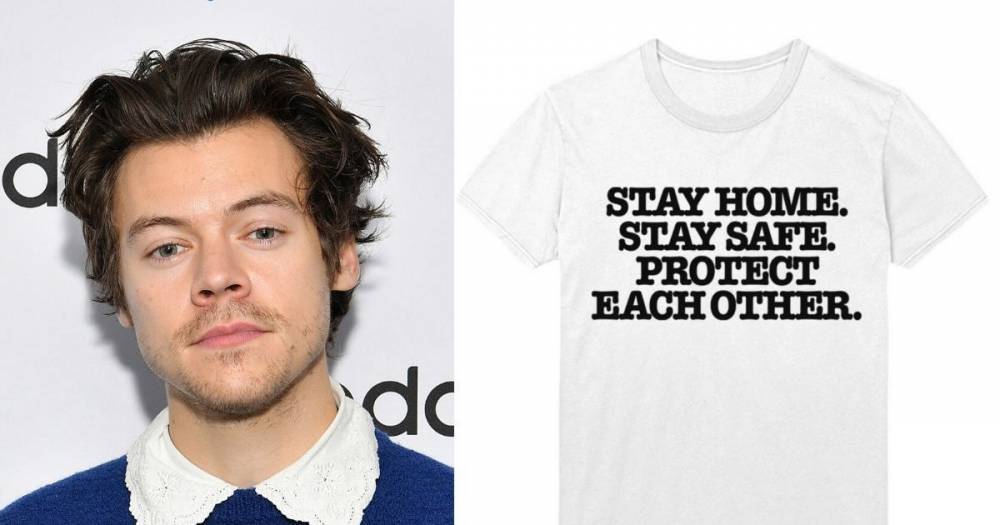 Harry Styles launches Covid-19 charity t-shirt - and it's yours for £21 - ok.co.uk