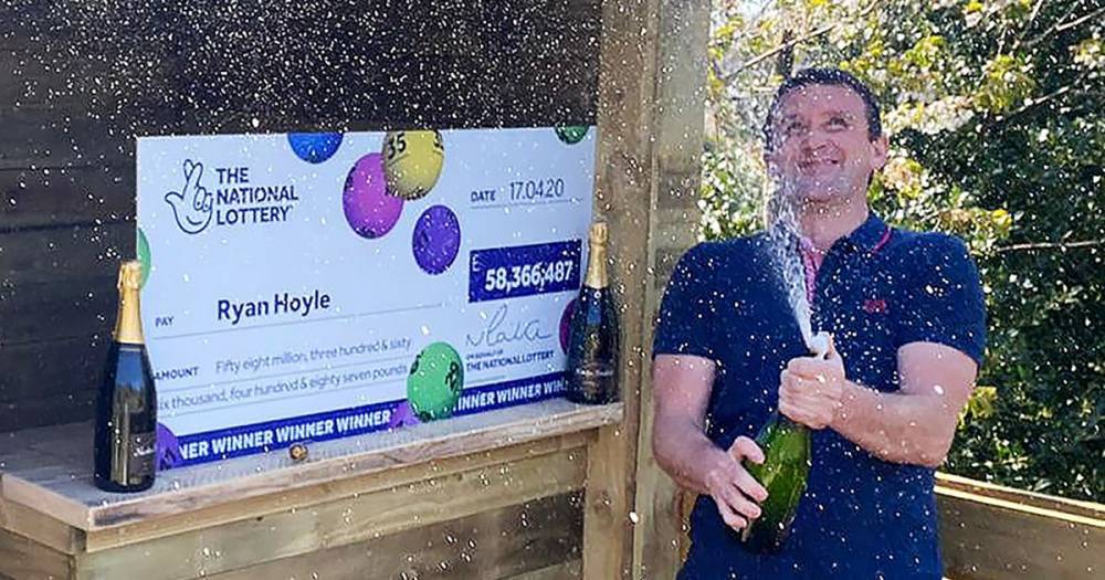 Ryan Hoyle - Joiner goes public after winning £58m on lottery - but can't even celebrate with family - dailystar.co.uk
