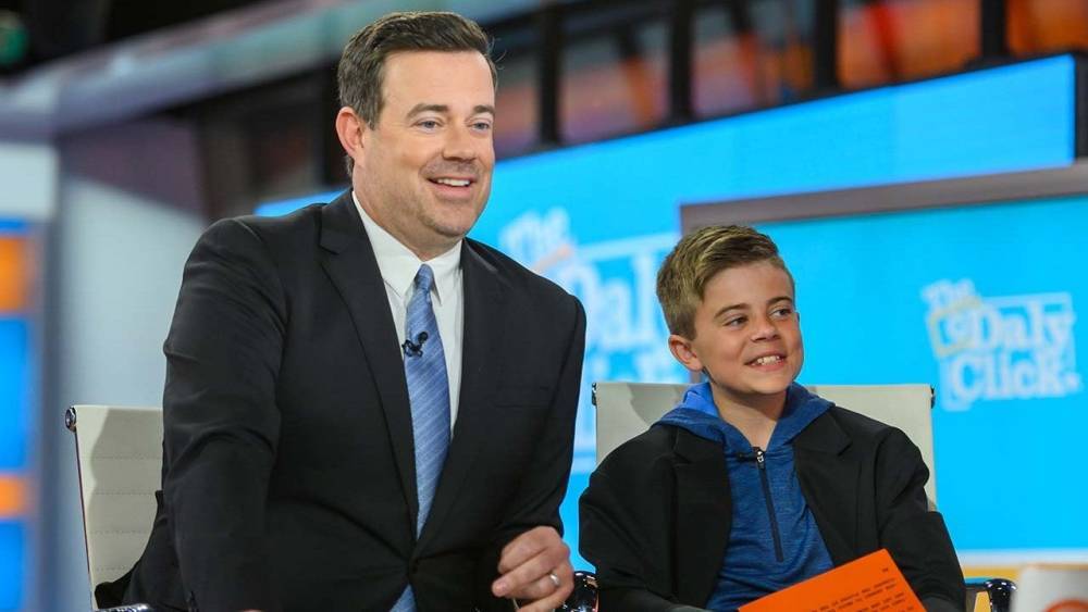 Carson Daly - Lester Holt - Today - Carson Daly's Son Jackson Makes His 'Nightly News' Debut and His 'Today' Co-Hosts Can't Get Over It - etonline.com