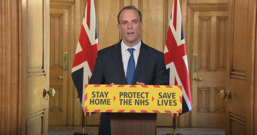Boris Johnson - Dominic Raab - UK risks a second lockdown if people don't stick to current rules, Dominic Raab says - manchestereveningnews.co.uk - Britain