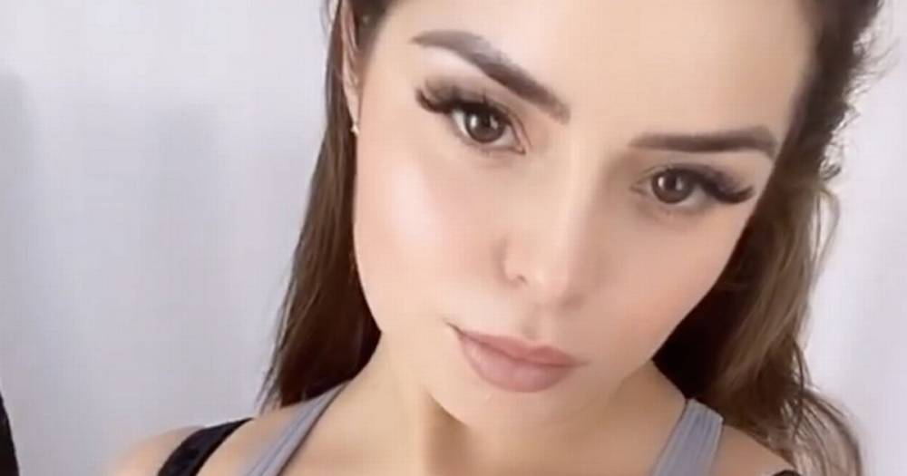 Demi Rose sees boobs spill from skimpy sports bra in titillating display - dailystar.co.uk
