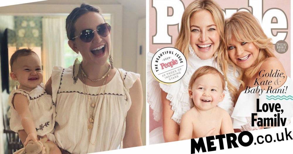 Kate Hudson - Goldie Hawn - Kate Hudson admits ‘family is everything’ after landing historic cover with mum Goldie Hawn and baby Rani - metro.co.uk