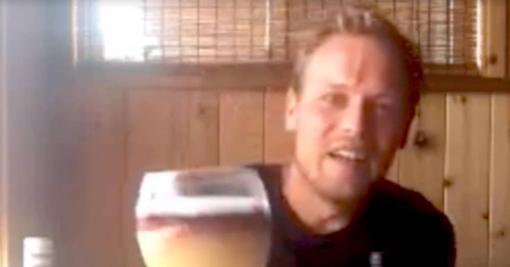 Sam Heughan - Outlander star Sam Heughan hosts cocktail class on 'For the Love of Scotland' livestream event which raises over £37,000 - dailyrecord.co.uk - Scotland