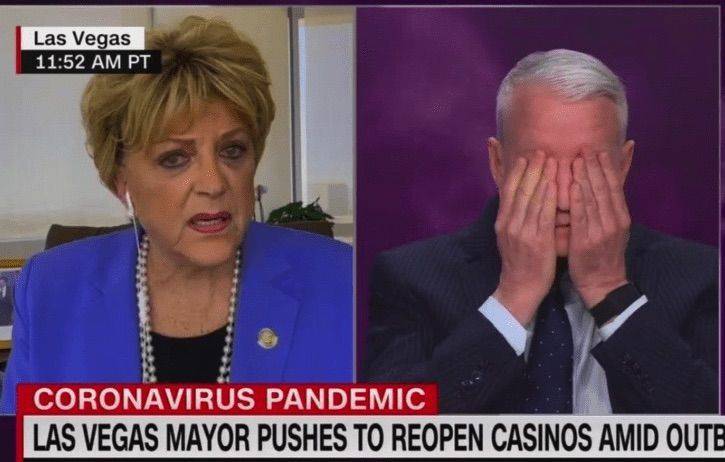 Carolyn Goodman - Anderson Cooper Shreds ‘Ignorant’ Las Vegas Mayor For Bonkers Proposal To Reopen Casinos In The Middle Of A Pandemic: ‘Really Irresponsible’ - etcanada.com - city Las Vegas - county Anderson - county Cooper - city Sin