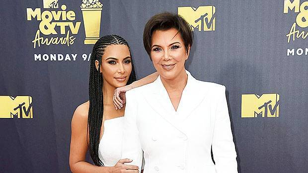 Kim Kardashian - Kris Jenner - Kim Kardashian’s Twins With Mom Kris Jenner Grandma MJ In Matching Blonde Wigs - hollywoodlife.com