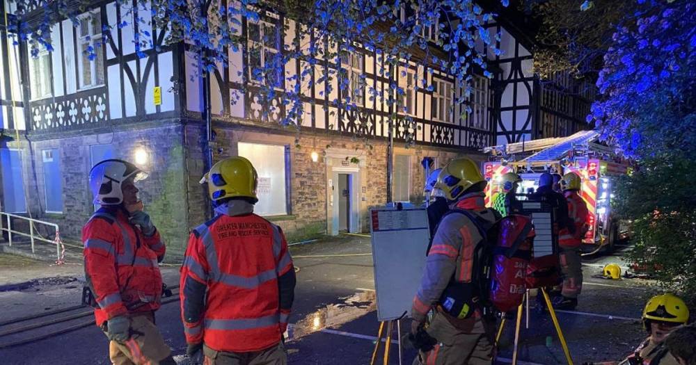 Fire breaks out at historic former mental health hospital in Rochdale - manchestereveningnews.co.uk