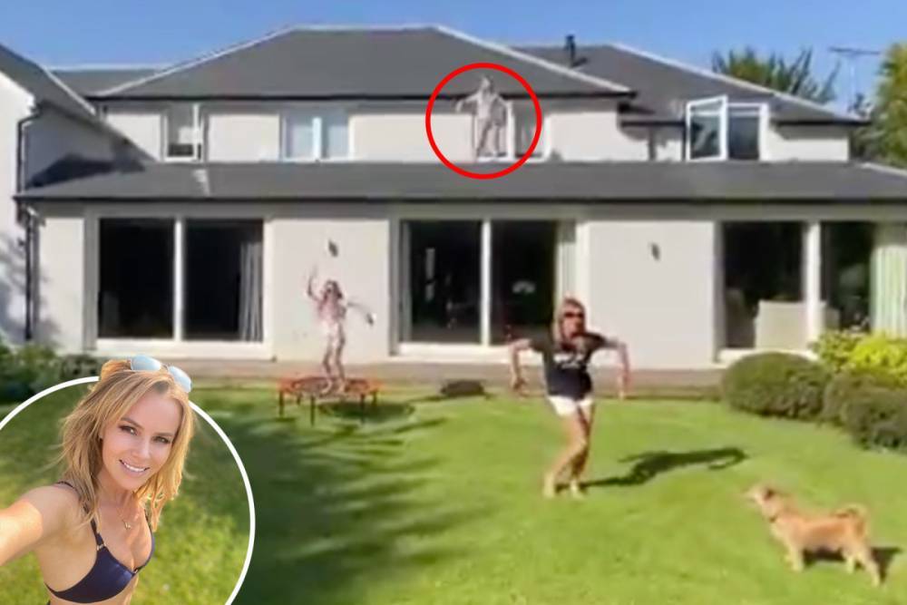 Amanda Holden’s daughter Lexi, 14, dances on the ROOF of their Surrey mansion for TikTok video - thesun.co.uk