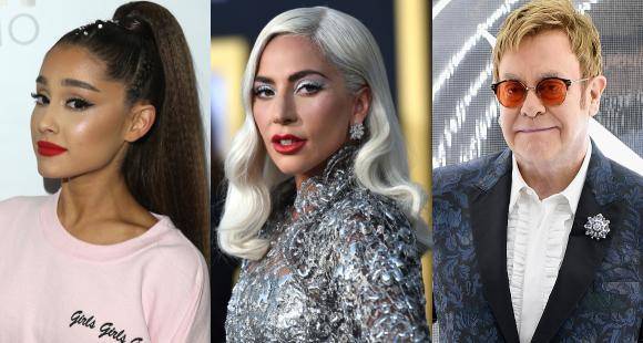 Elton John - Ariana Grande - Lady Gaga confirms her new album Chromatica will feature collaborations with Elton John and Ariana Grande - pinkvilla.com