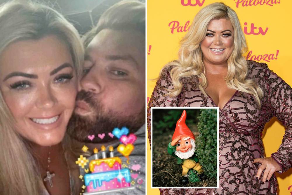 Gemma Collins - Brian Macfadden - Gemma Collins reveals she’s started talking to her garden gnome and ‘obsessing about Brian McFadden’ during isolation - thesun.co.uk - county Essex