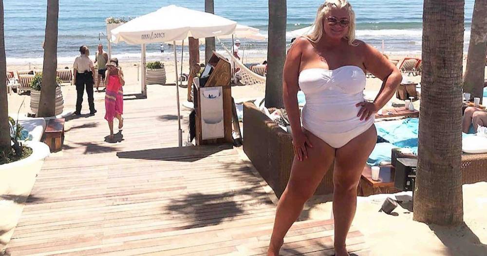 Gemma Collins - Gemma Collins sends fans wild in strapless swimsuit for sizzling throwback snap - dailystar.co.uk