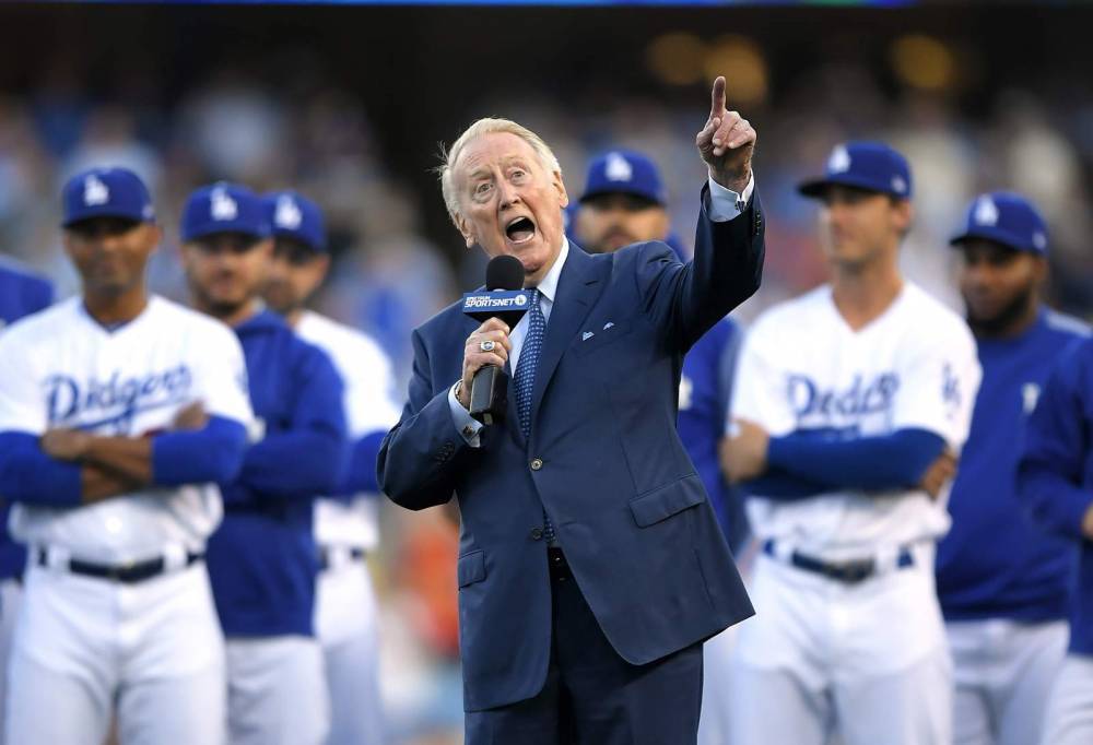 92-year-old Vin Scully hospitalized after fall at home - clickorlando.com - Los Angeles - city Los Angeles - city Brooklyn