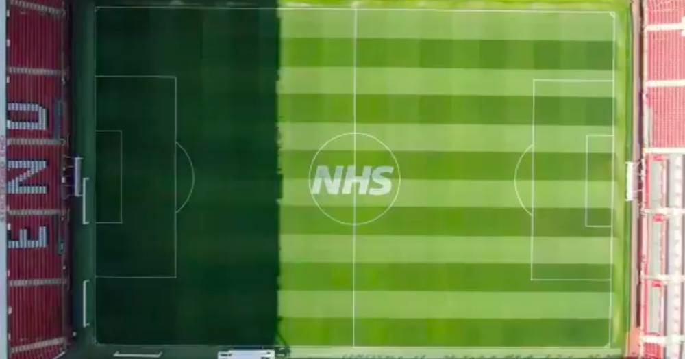 Dundee United - Manchester United's pitch tribute and a further Hibs kit message as football unites to applaud NHS - dailyrecord.co.uk - Scotland - city Manchester