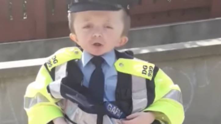 ‘Stay home, stay safe and save lives’: 9-year-old honorary police officer urges social distancing - fox29.com - Ireland - city Dublin
