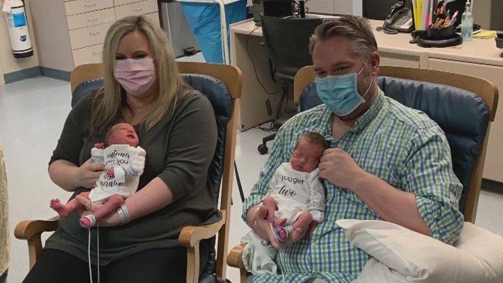 Mom sick with COVID-19 drives self to hospital to deliver twins, meets them in NICU weeks later - fox29.com - city Detroit