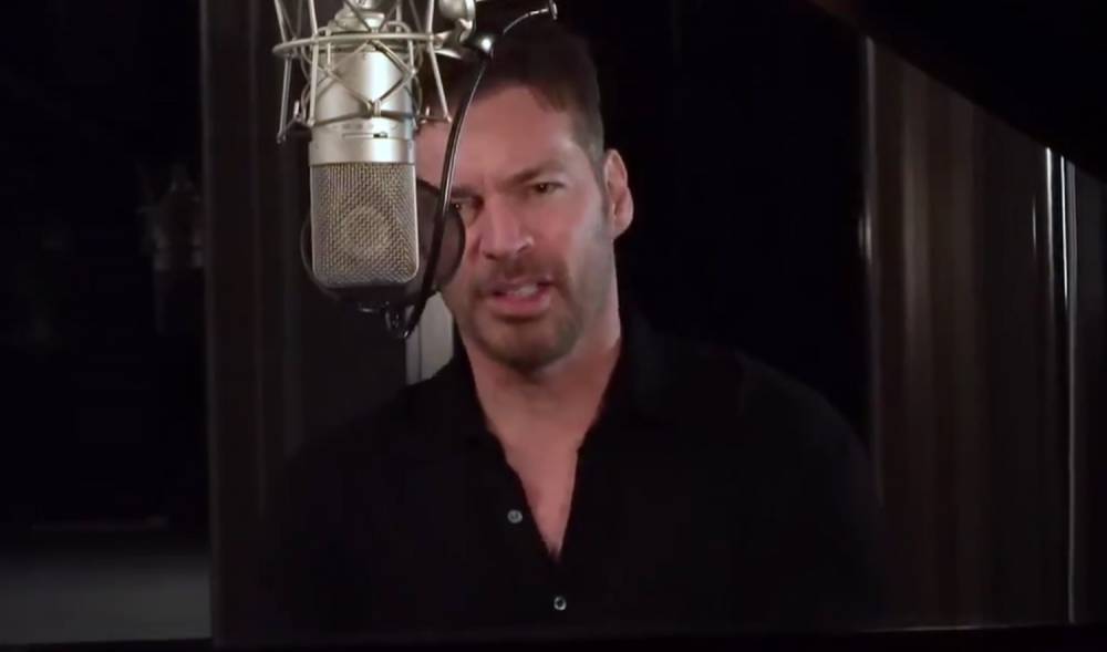 Harry Connick-Junior - Harry Connick Jr. Performs National Anthem, Narrates Draft-A-Thon - justjared.com