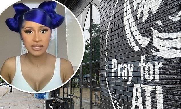 Brian Kemp - Cardi B urges 'health over capitalism' and says Georgia is opening businesses back up too early - dailymail.co.uk - Georgia - state Friday