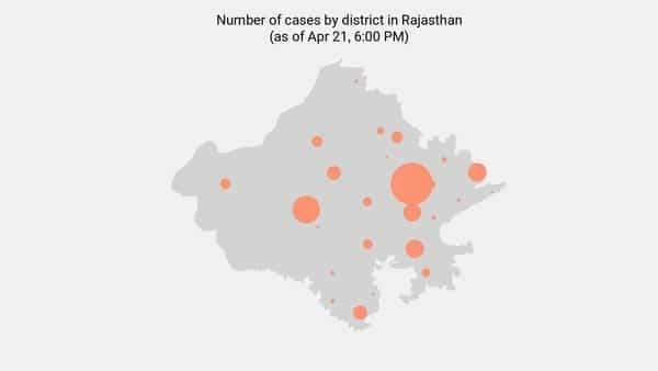 74 new coronavirus cases reported in Rajasthan as of 8:00 AM - Apr 24 - livemint.com - city Jaipur
