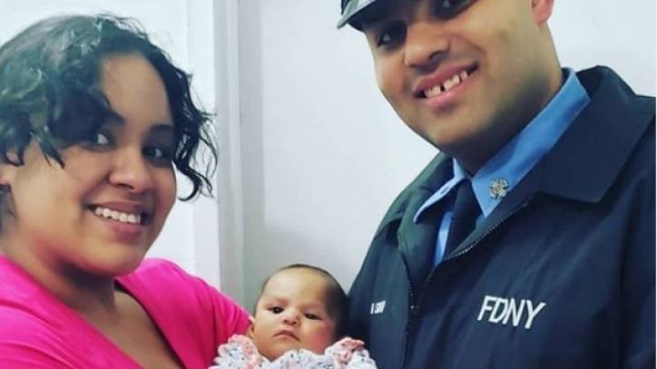 FDNY firefighter loses 5-month-old daughter to coronavirus - fox29.com - New York - city Santa