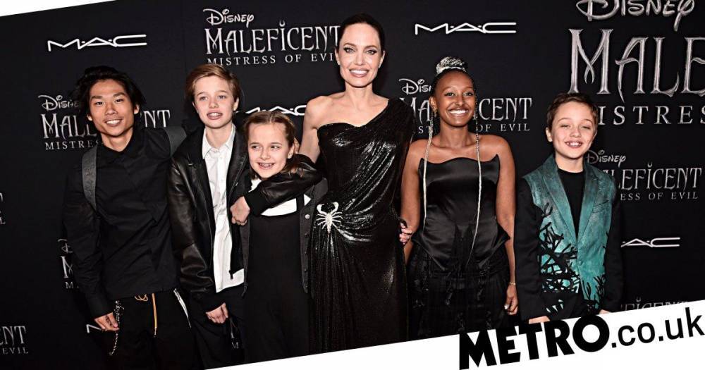 Angelina Jolie - Angelina Jolie calls homeschooling her six kids more of a ‘challenge’ for her than them - metro.co.uk