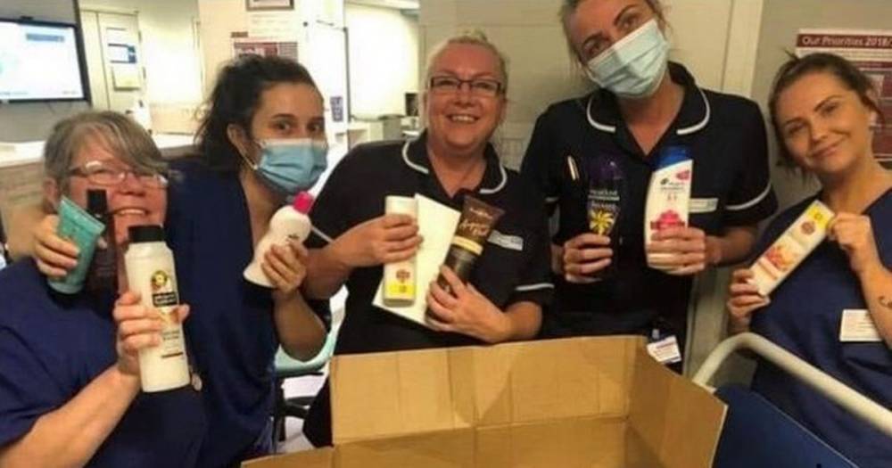 Nursing staff given essential items donation by local grocery - manchestereveningnews.co.uk