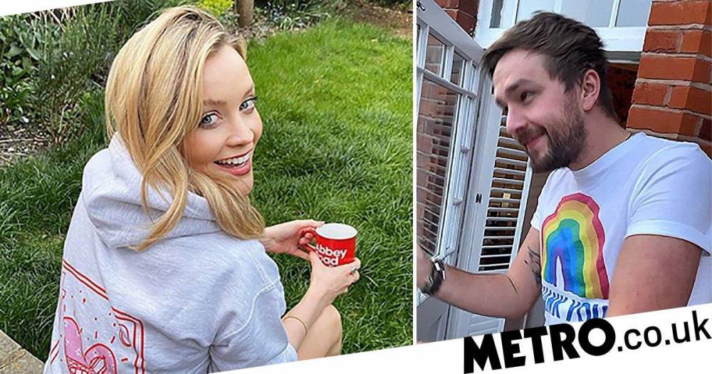 Laura Whitmore - Love Island lovebirds Iain Stirling and Laura Whitmore clap for NHS heroes - metro.co.uk