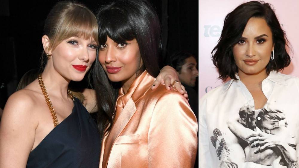 Jameela Jamil Fires Back Against Taylor Swift Fans Who Are Mad She Interviewed Demi Lovato - etonline.com - Britain