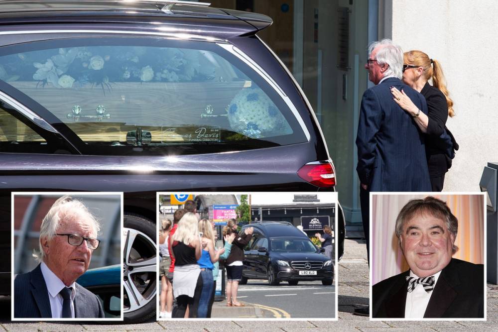 Eddie Large - Eddie Large’s funeral – Syd Little comforted as he says goodbye to comedy partner who died of coronavirus - thesun.co.uk