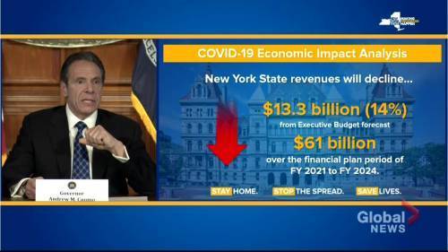 Mitch Macconnell - Coronavirus outbreak: Cuomo disagrees with McConnell’s idea for states to declare bankruptcy over economic bailouts - globalnews.ca - New York - city New York - county Andrew