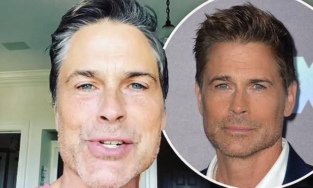 Rob Lowe - Rob Lowe's friends and fans swoon as he shows off his significantly more silver locks - dailymail.co.uk - state California