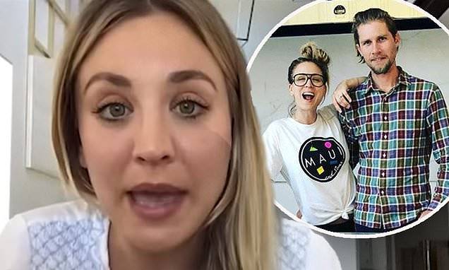 Conan Obrien - Kaley Cuoco - Kaley Cuoco jokes that she'll kick husband Karl Cook out of her house once lockdown is over - dailymail.co.uk - state California