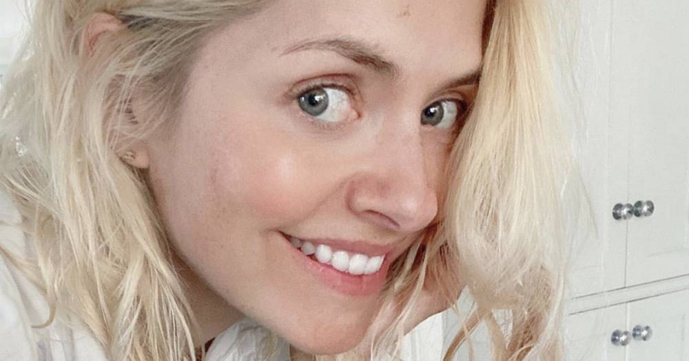 Holly Willoughby - Vicky Pattison - Drew Barrymore - Celebrities ditching makeup in isolation for beautiful bare-faced looks, from Drew Barrymore to Holly Willoughby - ok.co.uk